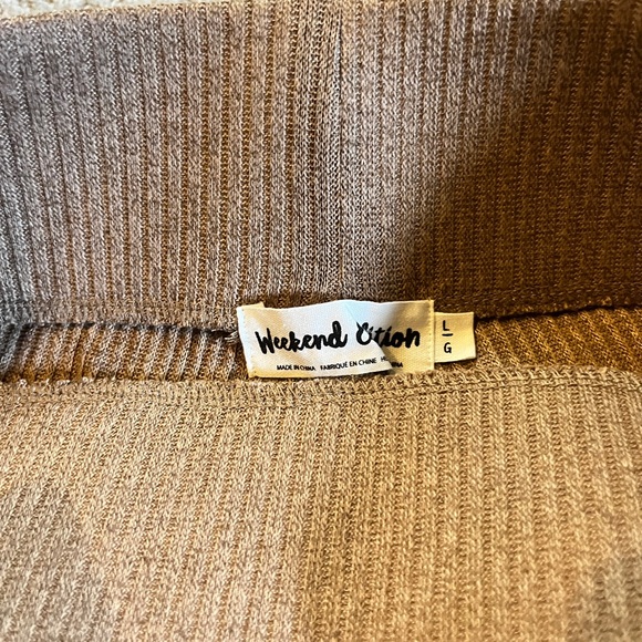 Tan Lounge Pants - Picture 2 of 3